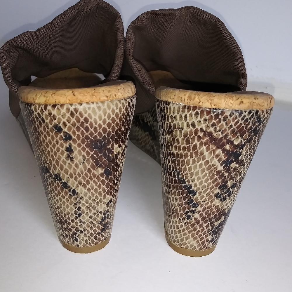 Lucky brand snake print wedges - Picture 2 of 4
